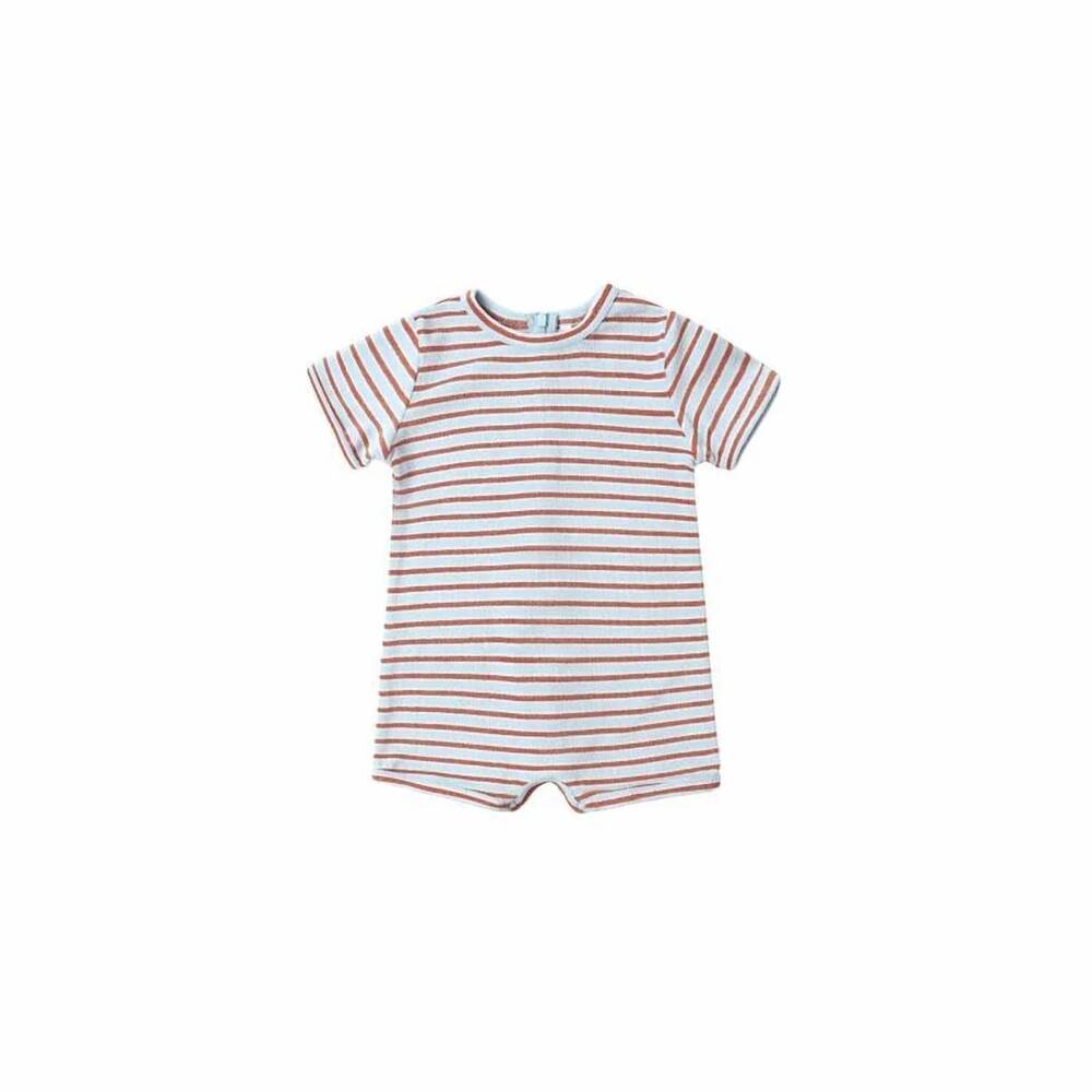 NEW RYLEE + CRU kids shorty one-piece in white